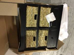 Safaview Herman Distressed Black Chest not used