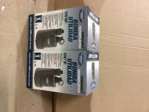 Lot of 2 Superior 15 HP Submersible Thermoplastic Utility Pump not used see pictures