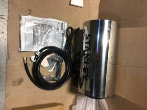 Stanley 60,000 BTU Forced Air Propane Outdoor Space Heater with Push-Button Ignition customer returns