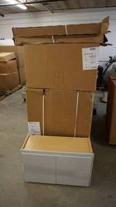 Brand New Smart Cabinetry--W3018BPLYA  Rockport-Stone---Smart Cabinetry--LS36RPLYA  Squire-Harbor Gray