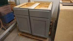 Brand New Cabinets With One Drawer Each--B21RDLYA Squire-Harbor Gray