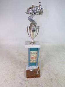 lot 8 image: Very Cool 1973 Arrowhead Snowmobile Club Trophy