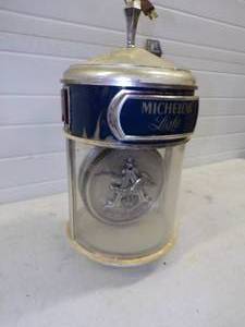 lot 14 image: Rotating Michelob Beer Sign untested due to unusual socket