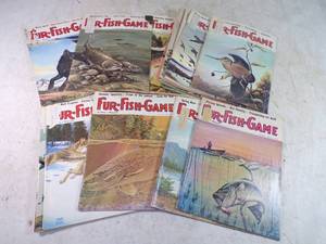 lot 15 image: Vintage 1970s Large Lot of Fur Fish Game Magazines