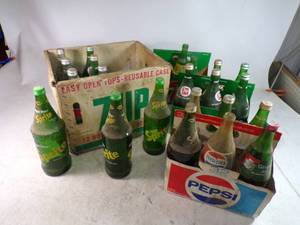 lot 22 image: Cool Barn Find Vintage 32oz Soda Bottles