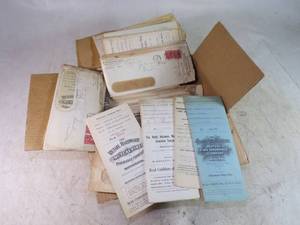 lot 36 image: Fantastic Antique Group of Early 1900s Paperwork