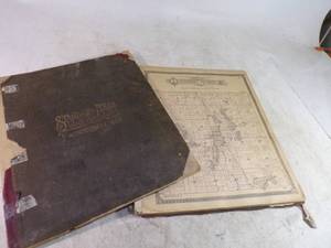 lot 40 image: Super Cool Vintage 1912 Ottertail County Standard Atlas