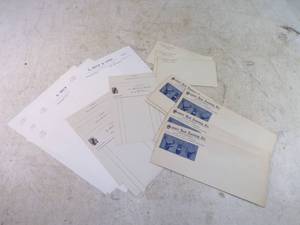 lot 110 image: Vintage A. Beck & Sons, Square Deal Tanning Co. Letterhead and Envelopes