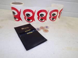 lot 113 image: Very Cool Vintage Red Owl Grocery Store Lot, Approx 100 Stickers