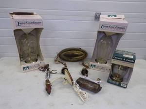 lot 120 image: Vintage and New Lamp Lot You can fill with all your Memories