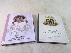 lot 133 image: 2 RARE Cabelas Limited Edition Catalogs Fall and Spring 50th Anniversary Edition