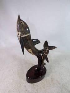 lot 153 image: Beautiful Carved Orka Display