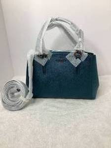 MINI CHRISTIE CARRYALL (COACH F23337) Metallic Teal