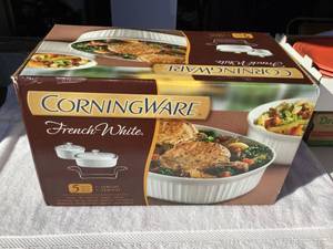 Corningware 5 Piece Set in French White