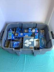 #1 Bin of Assorted Light Bulbs
