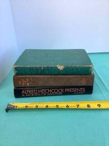 3 Vintage Books - Tom Sawyer, Frenchman Creek, and AlFred Hitchcock
