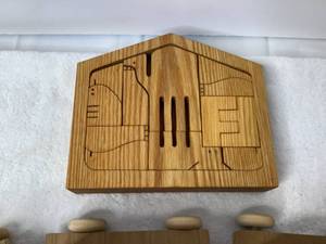 Wooden Toys - Train and Puzzle