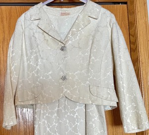 lot 63 image: Vintage Handmade Dress and Jacket