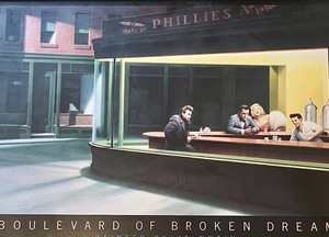 lot 42 image: Boulevard of Broken Dreams Print by Helnwein