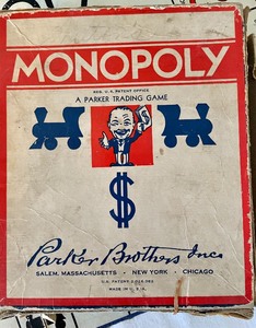 lot 198 image: Vintage Monopoly Game