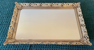lot 195 image: Fine Vanity Mirror Tray