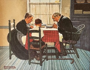 lot 200 image: Framed Norman Rockwell Print