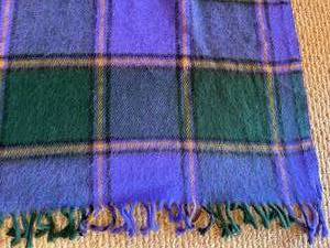 lot 168 image: Purple Throw With Fringes
