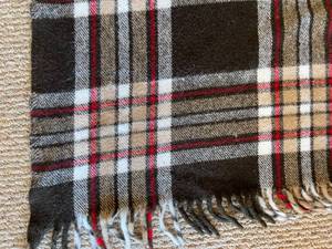 lot 169 image: Brown and Red Throw