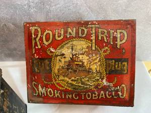 lot 172 image: Large Lot of Vintage Tins including Several Tobacco Tins