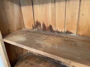 lot 254 image: Full Size Vintage Wooden Display Cabinet