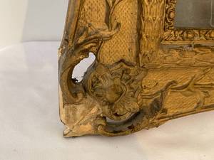 lot 270 image: Vintage Graduation Photo In Ornate Wooden Frame