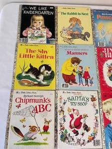 lot 273 image: Vintage Little Golden Book Lot
