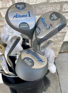 lot 413 image: Golf Bag, Clubs and Pull Cart