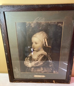 lot 347 image: Baby Stuart Framed Photograph