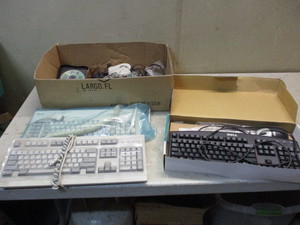 Keyboard Mouse and Computer Parts