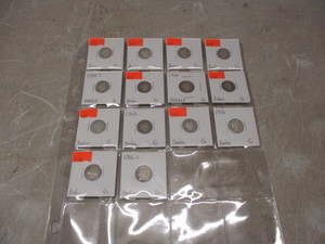 Lot of 14 Barber Dimes