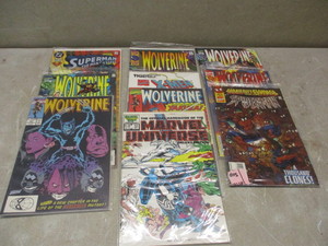Superman Wolverine X-Men Spiderman Comics