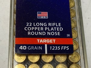 lot 82 image: (100) Rounds Of  CCI Mini-Mag .22LR...