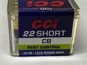 lot 195 image: (100) Rounds Of CCI Mini-Mag .22-Sh...