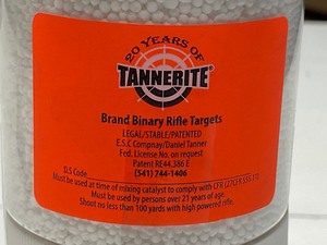 lot 285 image: (2) Tanerite 12-Pound Binary Exp...