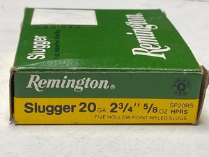 lot 251 image: (5) Remington Slugger 20gauge  58o...