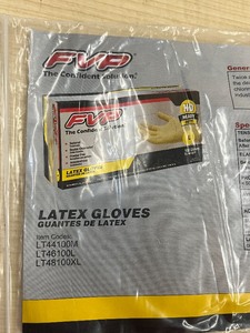 (9) 5-Packs Of Assorted Size M - L - XL Disposable Latex Gloves