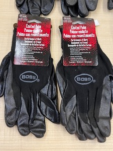 Lot Of (12) Pairs Of Nitrile-Dipped Work Gloves, Size X-Large