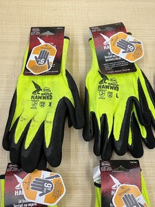 Lot Of (6) Pairs Of Size L  XL Cut-Resistant Work Gloves