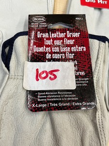 Lot Of (3) Pairs Of Boss Size XL Grain leather Driver Gloves