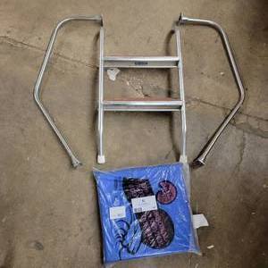 Marquipt Boat Ladder with Railings and Type Four Flotation Device