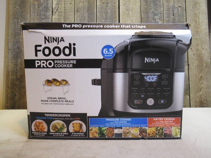 lot 13 image: Ninja - Foodi 11-in-1 6.5-qt Pro Pressure Cooker  Air Fryer with Stainless finish, FD302 - Stainless Steel