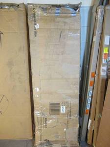 lot 84 image: Essentials Espresso Fire Place Entertainment Center - 70 inch tvs