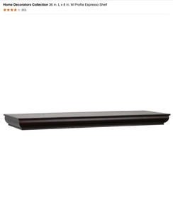 Assorted Home Decorators Collection Profile Floating Wall Shelfs. Various Kinds & Conditions. See Pictures