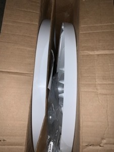 REV-A-SHELF 32 in. 2-Shelf White Kidney Shape Lazy Susan Set. See Pictures